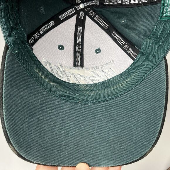 University of Hawaii Warrior Baseball Hat Cap Green Silver Strapback Embroidered - Picture 9 of 14